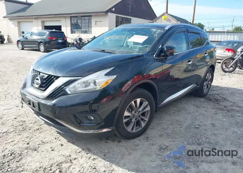 2016 Nissan Murano Sl из США, поврежденный, VIN 5N1AZ2MH2GN159861